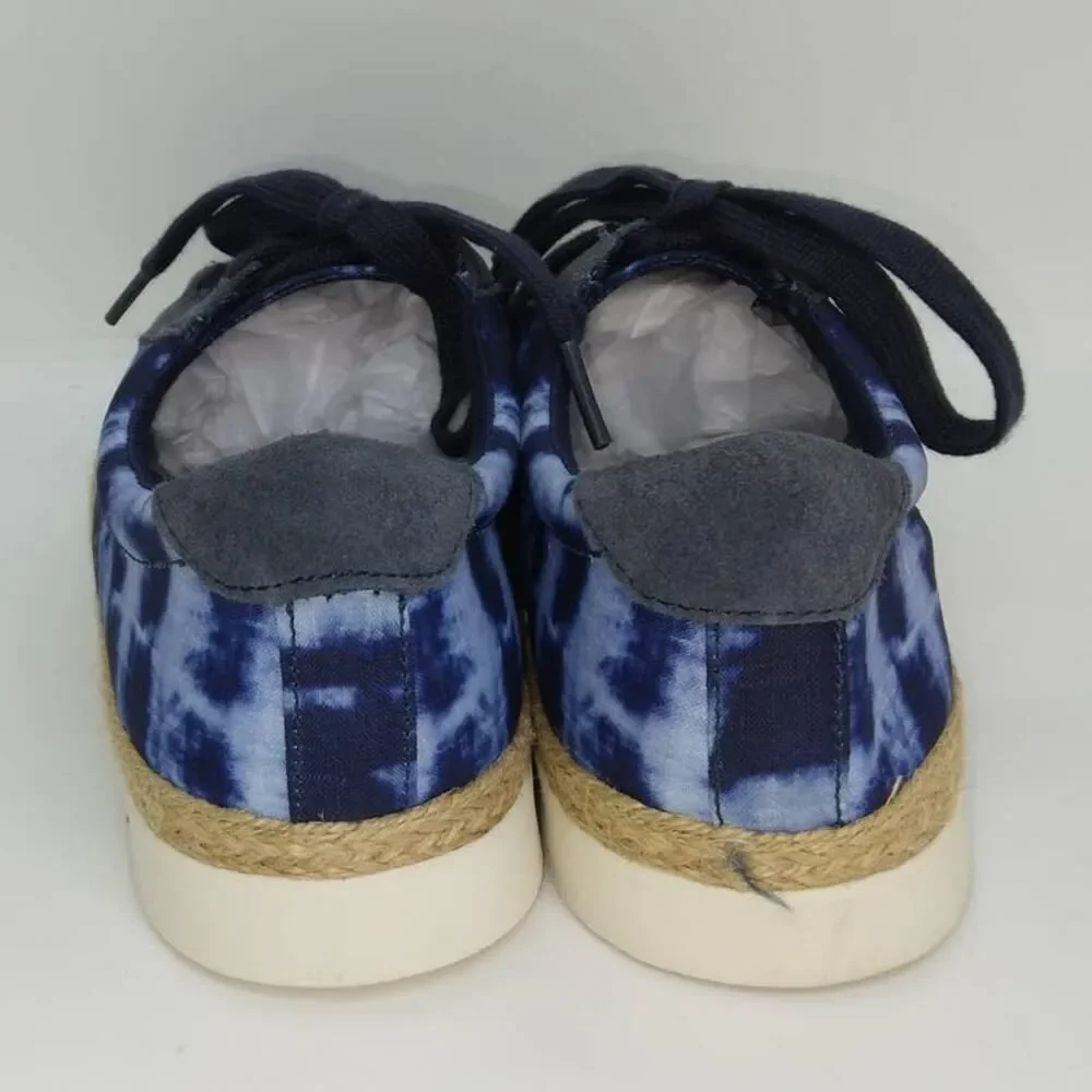 Crown Vintage NEW Women's Designer Laguna Blue Tie Dyed Sneakers - sz. 7 1/2